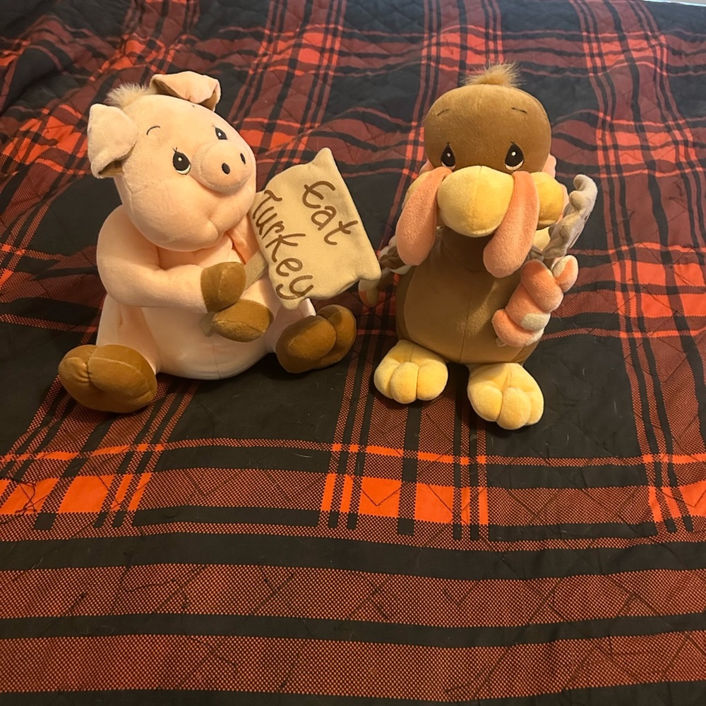 Precious Moments Tender Tails Pink Plush